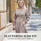 Women’s Elegant Solid Color Long Sleeve Dress