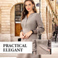Women’s Elegant Solid Color Long Sleeve Dress